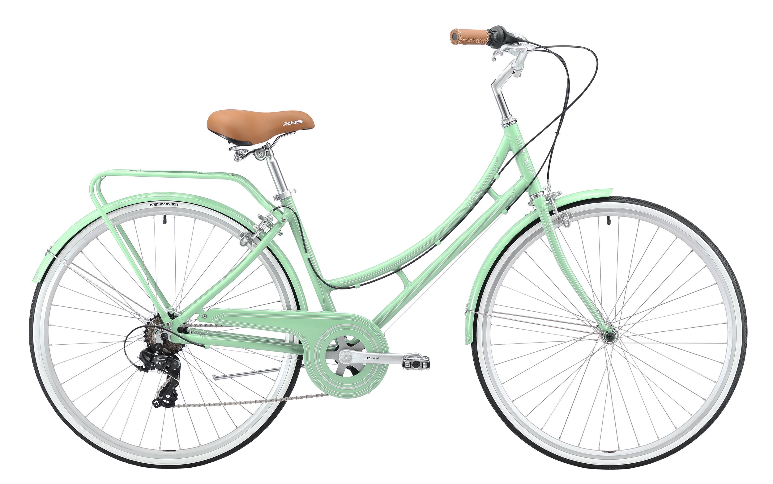 XDS Nadine 7sp Women's Step-Through City Bike // Pearl Mint